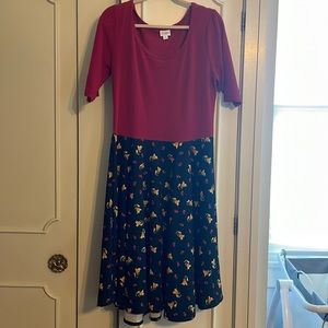 LuLaRoe Nicole dress 🌷🌸🩷